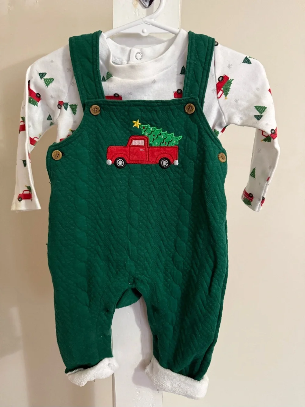 Baby Starters green quilted